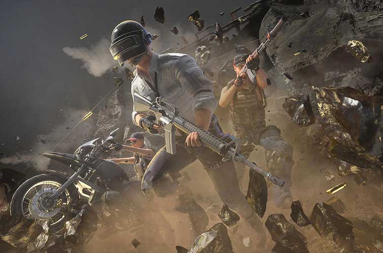 PUBG fighting scene banner