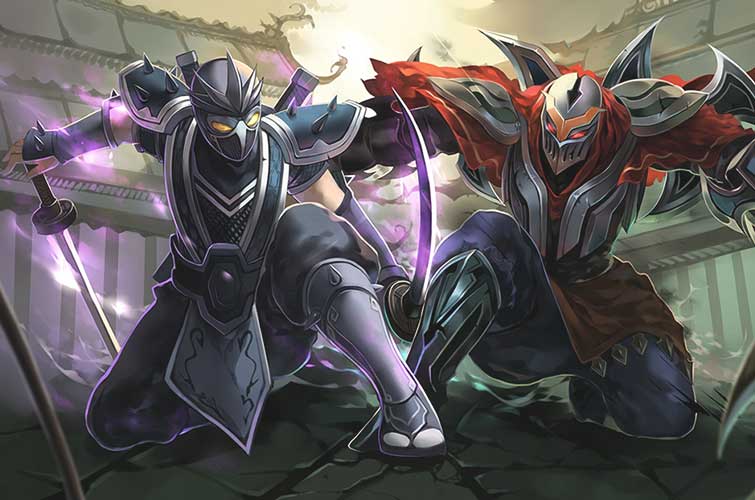 League of Legends Fighter Front View Banner