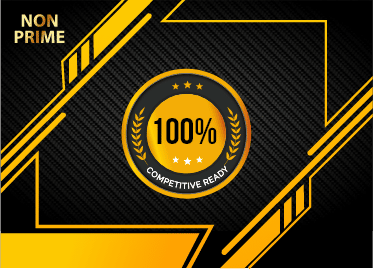 Non Prime 100% Competitive Ready Poster
