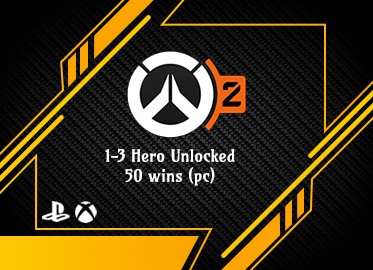 Overwatch2: 1-3 Hero Unlocked 50 wins (PC)